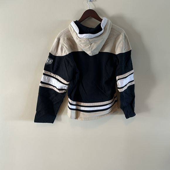 Old time hockey Pens hoodie; lace up; size S - Picture 2 of 4